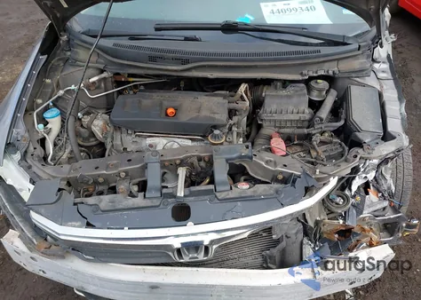 2012 Honda Civic Ex z USA, uszkodzony, nr VIN 19XFB2F87CE332042